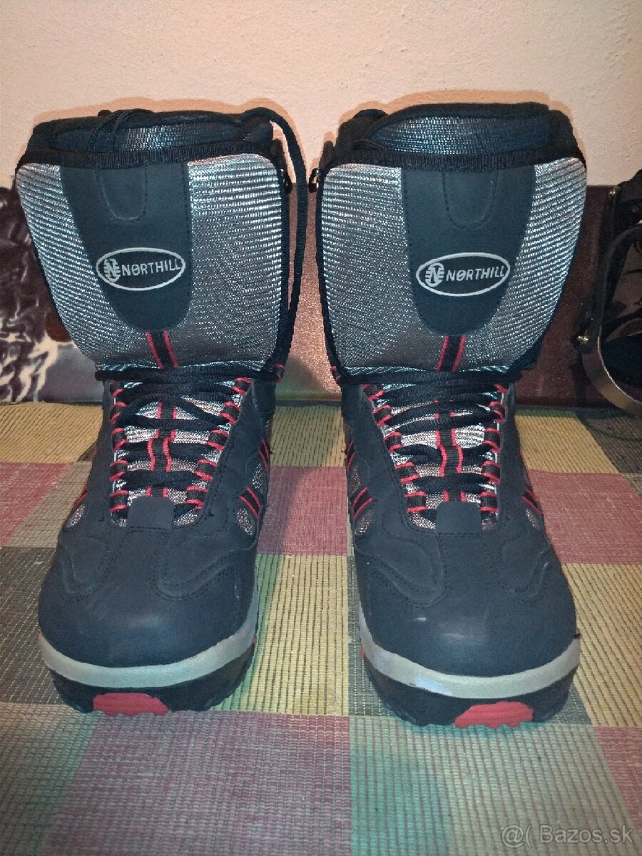 Snowboard, viazanie, topanky - 6