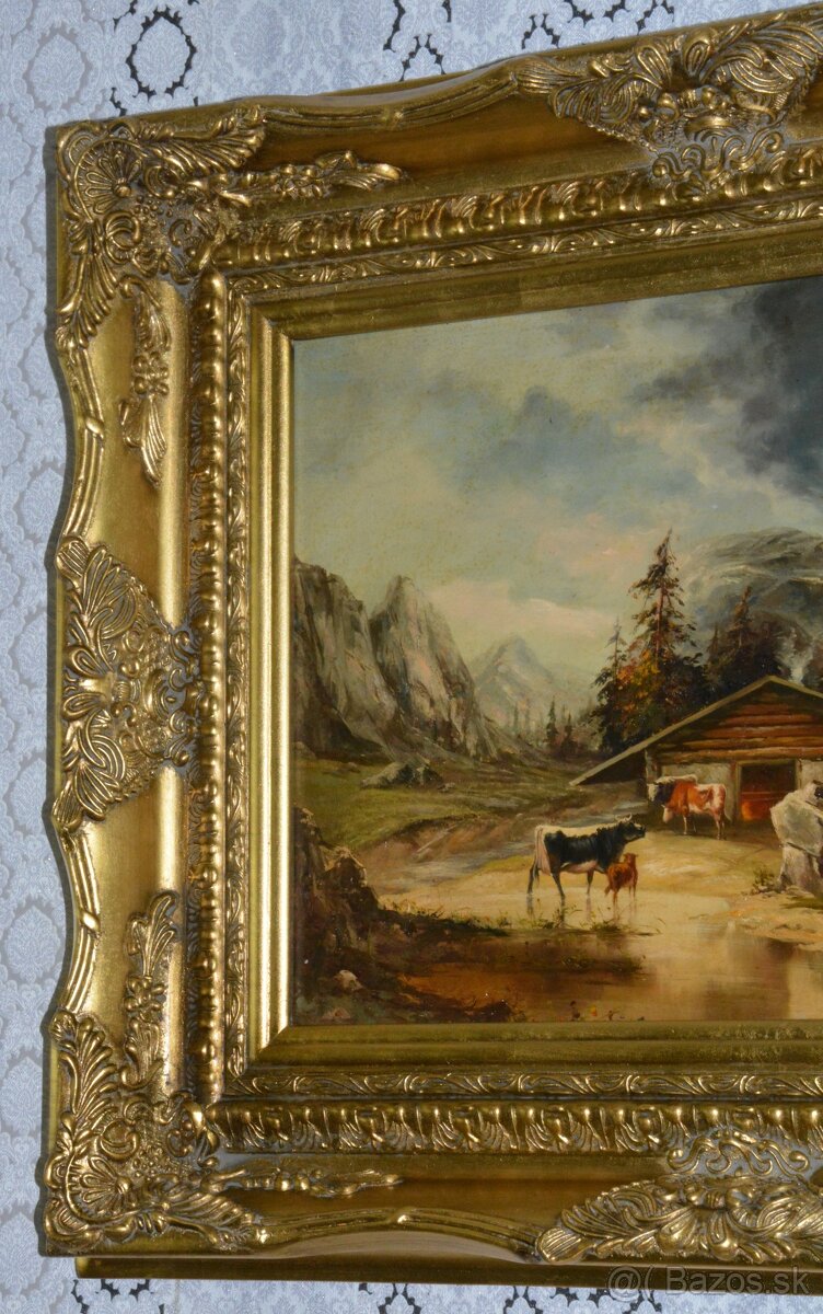 Obraz - V podhůří - olej na desce - 6