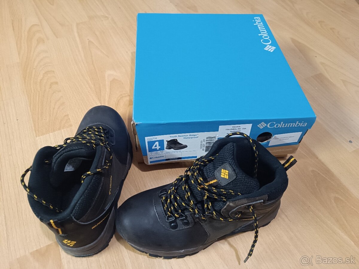 Detská turistická obuv celokožena, nepremokavá - 6