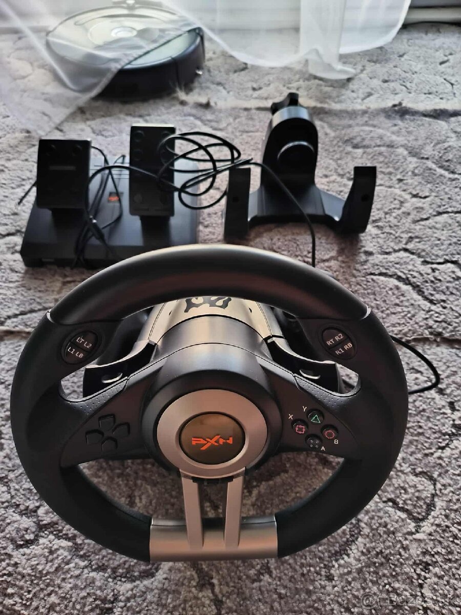 Volant s pedálmi pre herné konzoly PXN-V3 Pro - 6