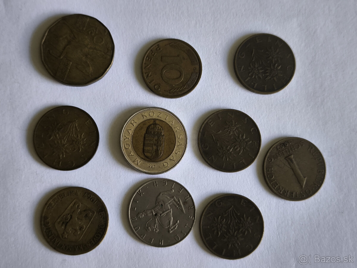 Rôzne mince Schilling - 6