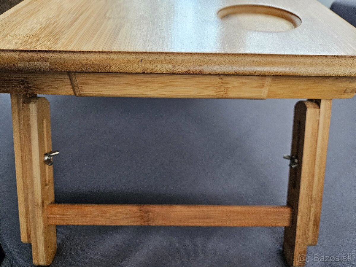 Bambusový stolík pod notebook - 6