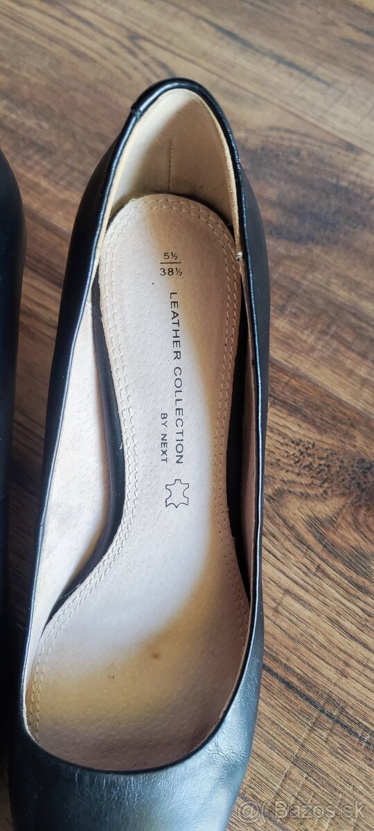 Kožené poltopánky Next - 6