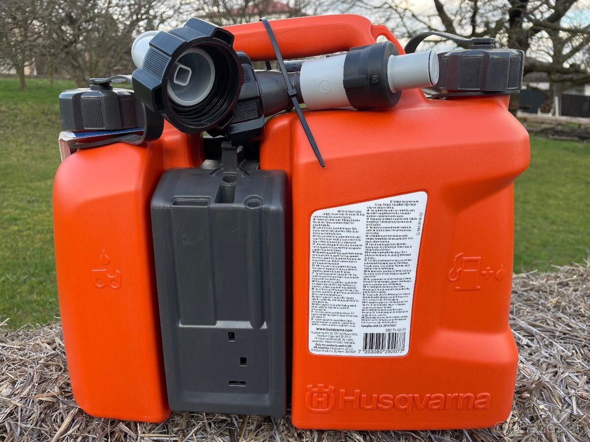 Kombinovaný kanister Husqvarna k motorové pile, nový - 6
