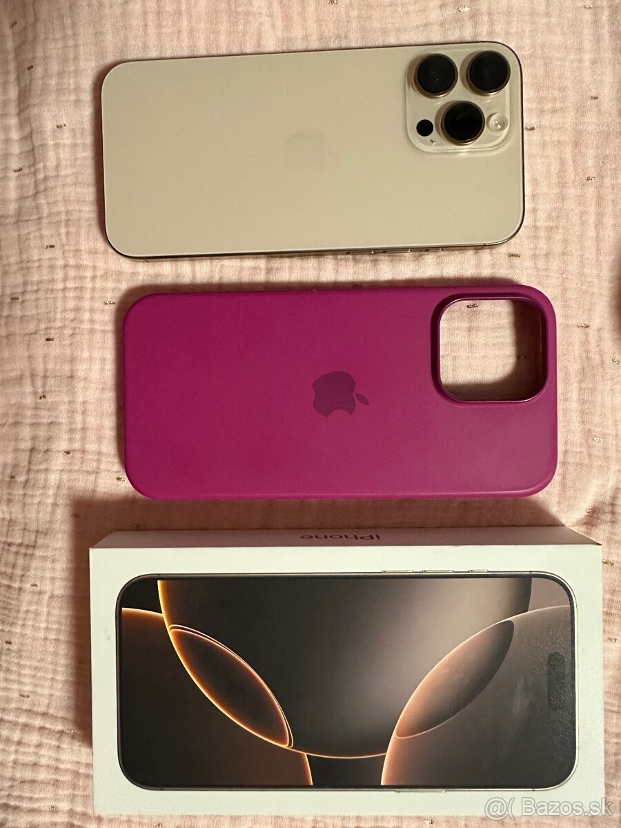 📱 Na predaj iPhone 16 Pro Max – 256 GB (Desert Titanium) - 6