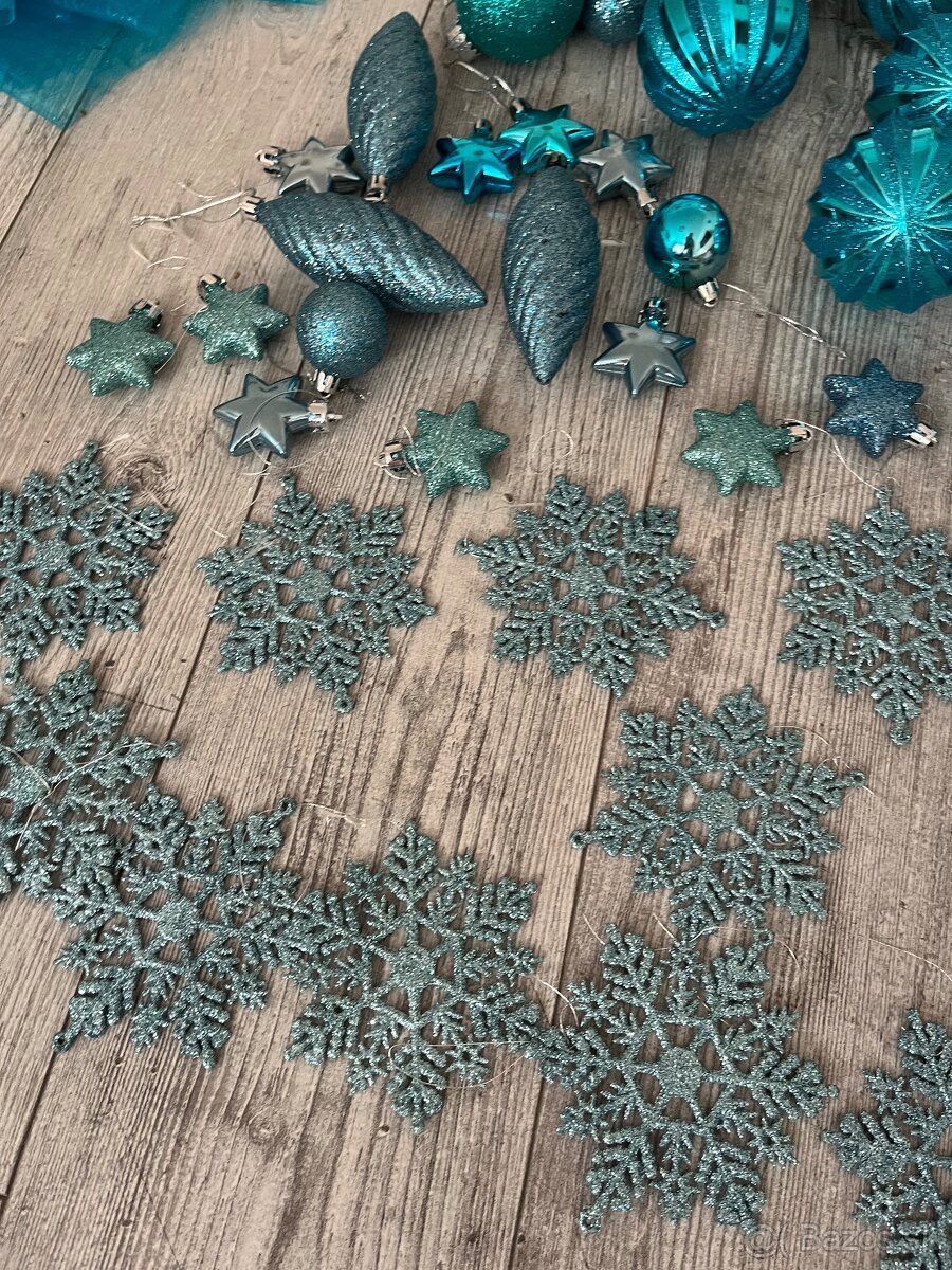 Vianočne ozdoby 82ks + 2 štóly - 6