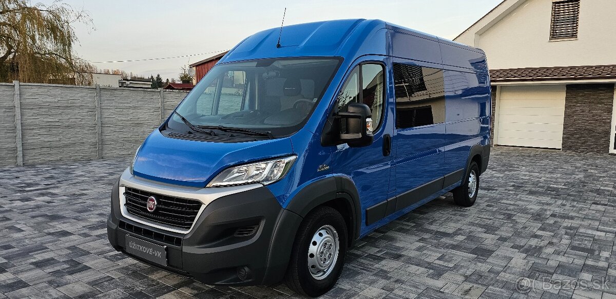 Fiat Ducato 3.0 Mjet 180ps 5-6Miest L3H2 Ťažné- Kamera-Iveco - 6