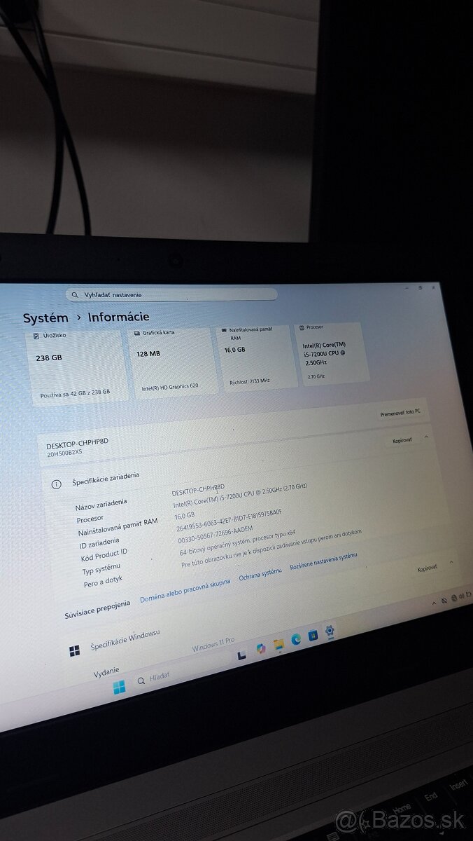 Predam notebook Lenovo ThinkPad E570 - 6