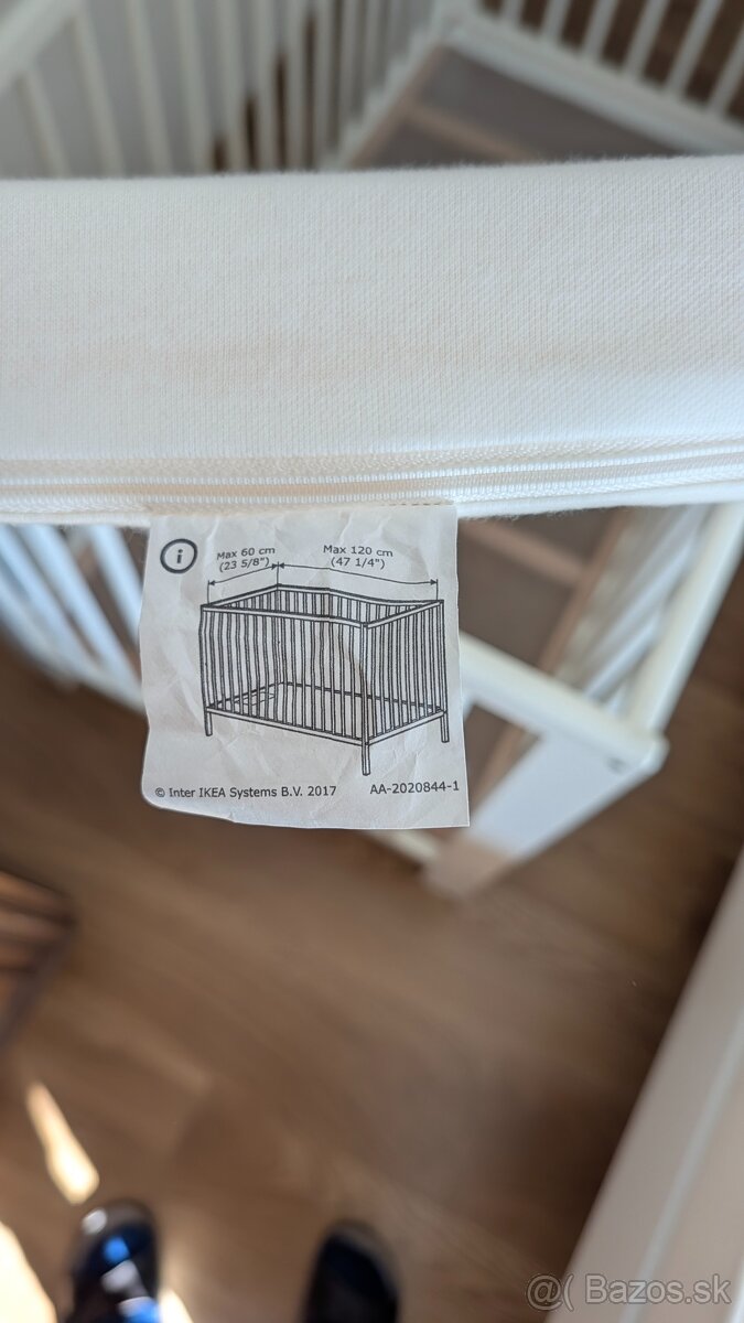 Detská postieľka IKEA GULLIVER + matrac + obliečka - 6