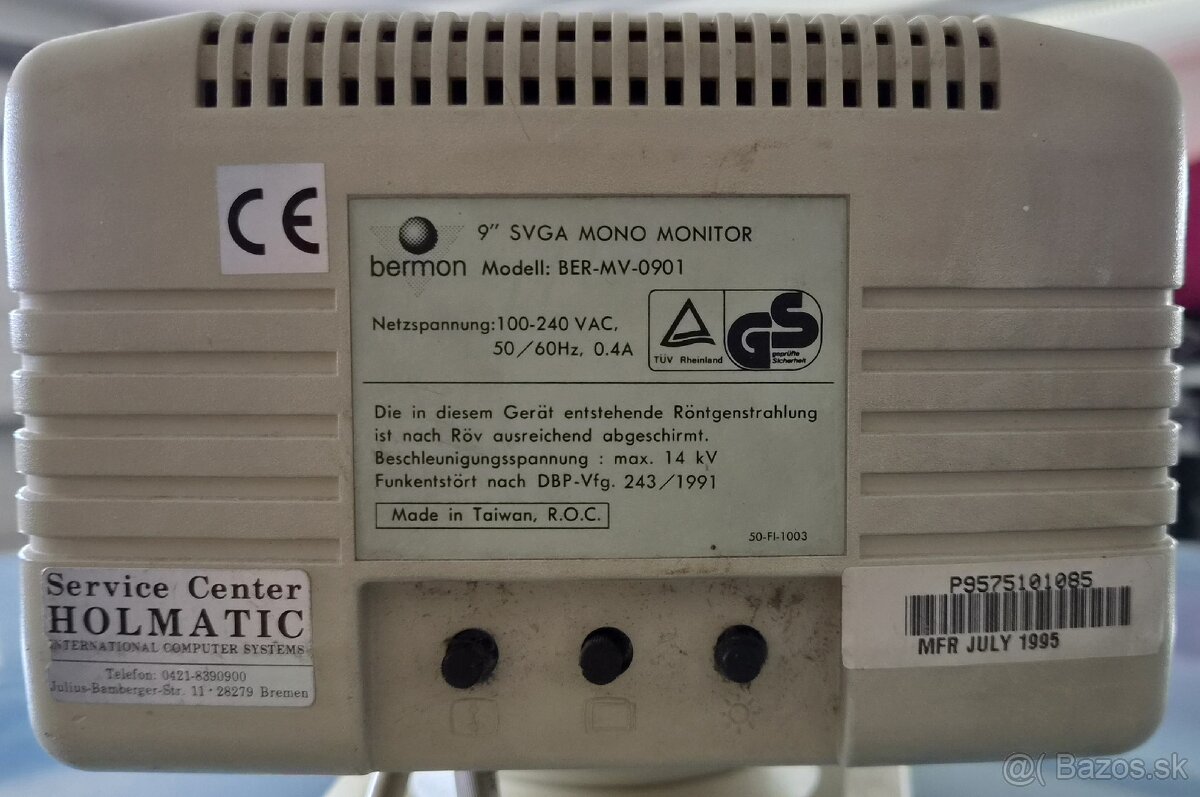 Monitor Bermon 9" - 6