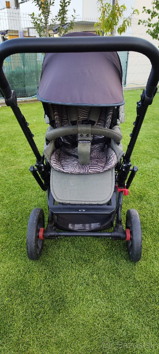 Kočík Gesslein F6 Air + vajíčko Recaro s isofix - 6