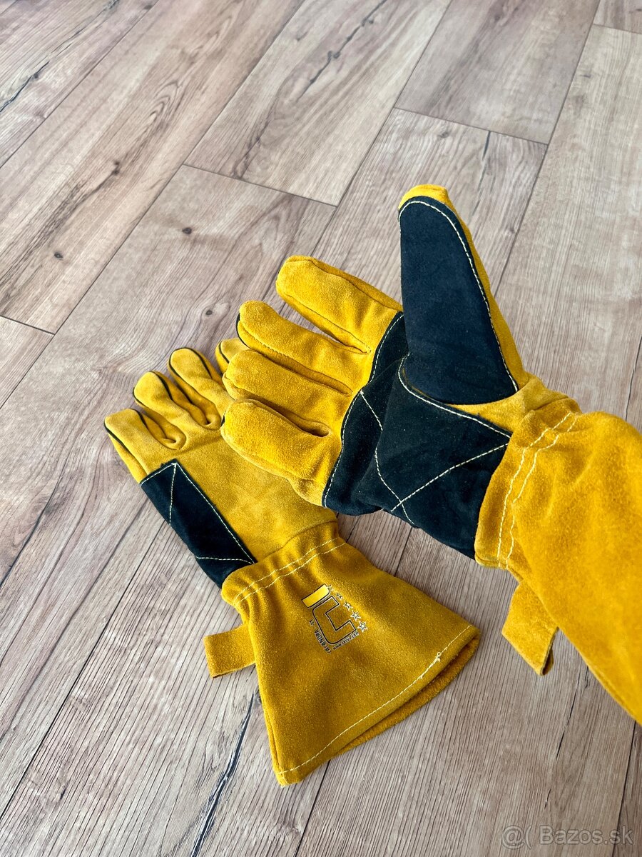 CALANDRA celokožené zváračské rukavice (nové) - 6