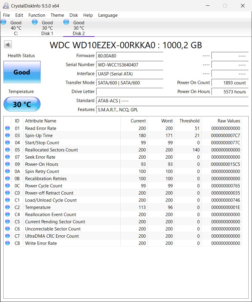 Predám 3,5" 1TB HDD SATA - 6