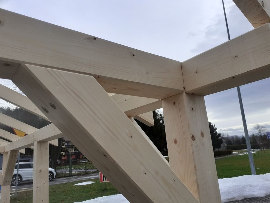 Drevený prístrešok 4,6x3,5 m s dovozom ČR i SR - 6