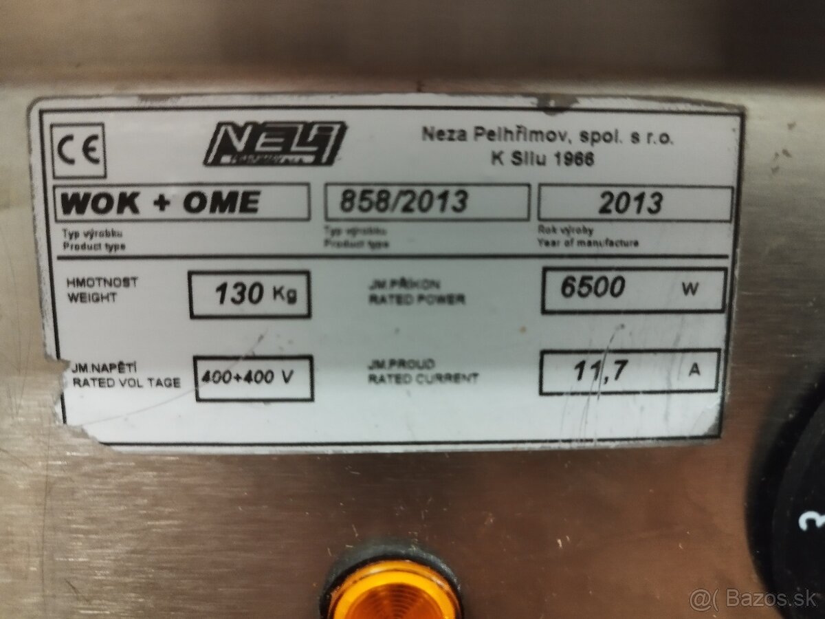 Teplá vitrina Wok - 6