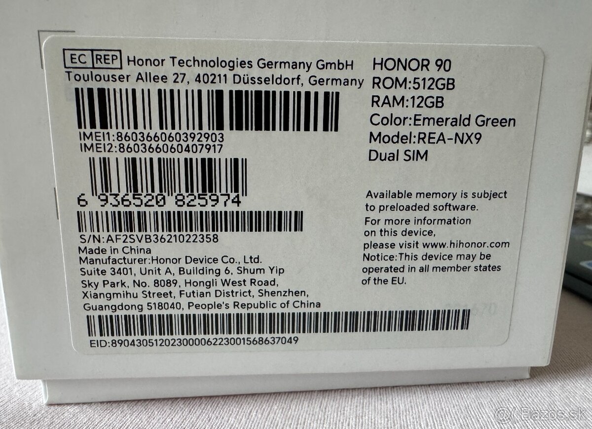 Predam Honor 90 12GB Ram 512GB ulozisko - 6