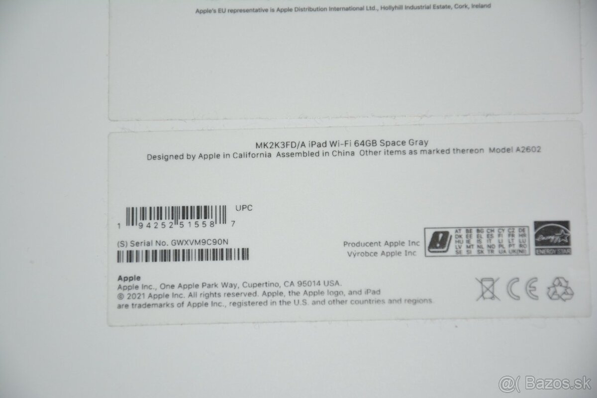 IPad 9th generation Wifi 64 GB - 6