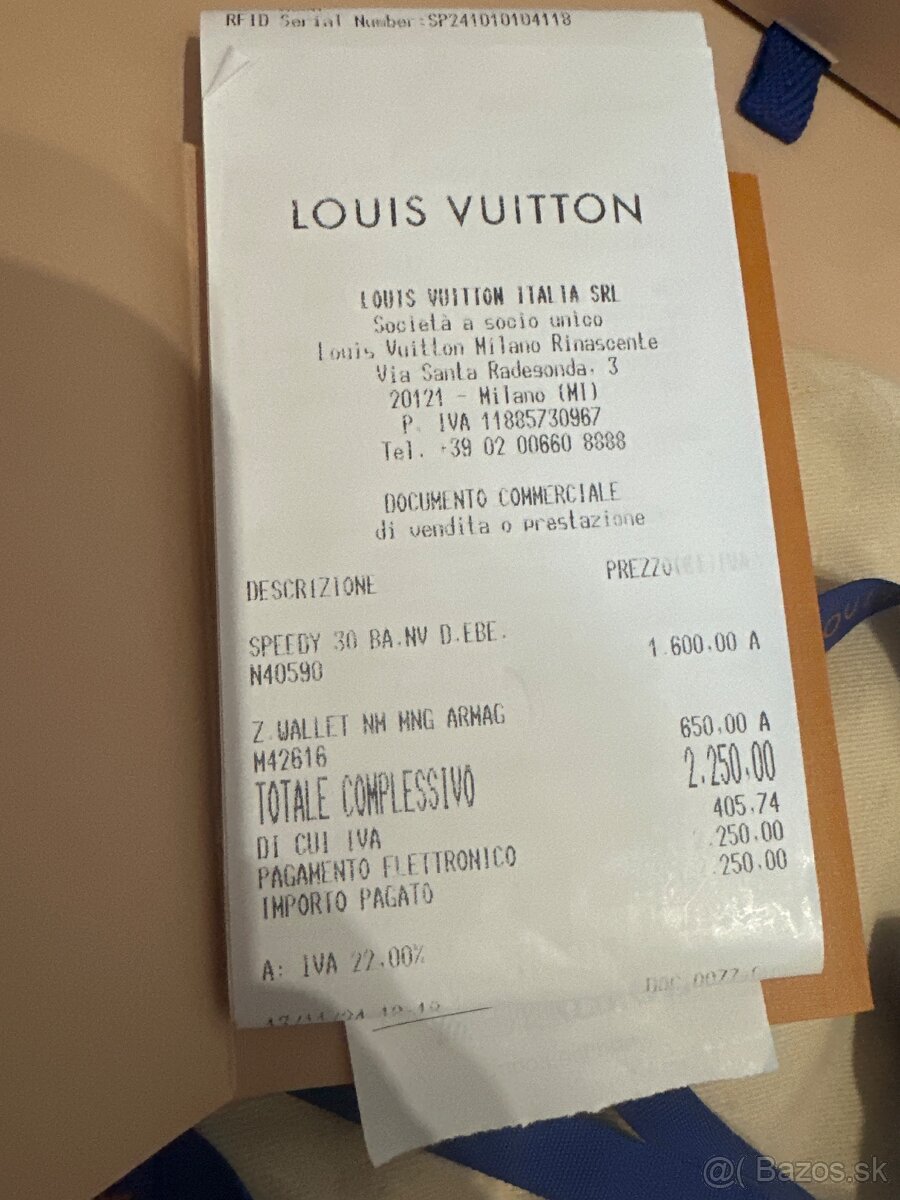 Originál Louis Vuitton krabica blok - 6