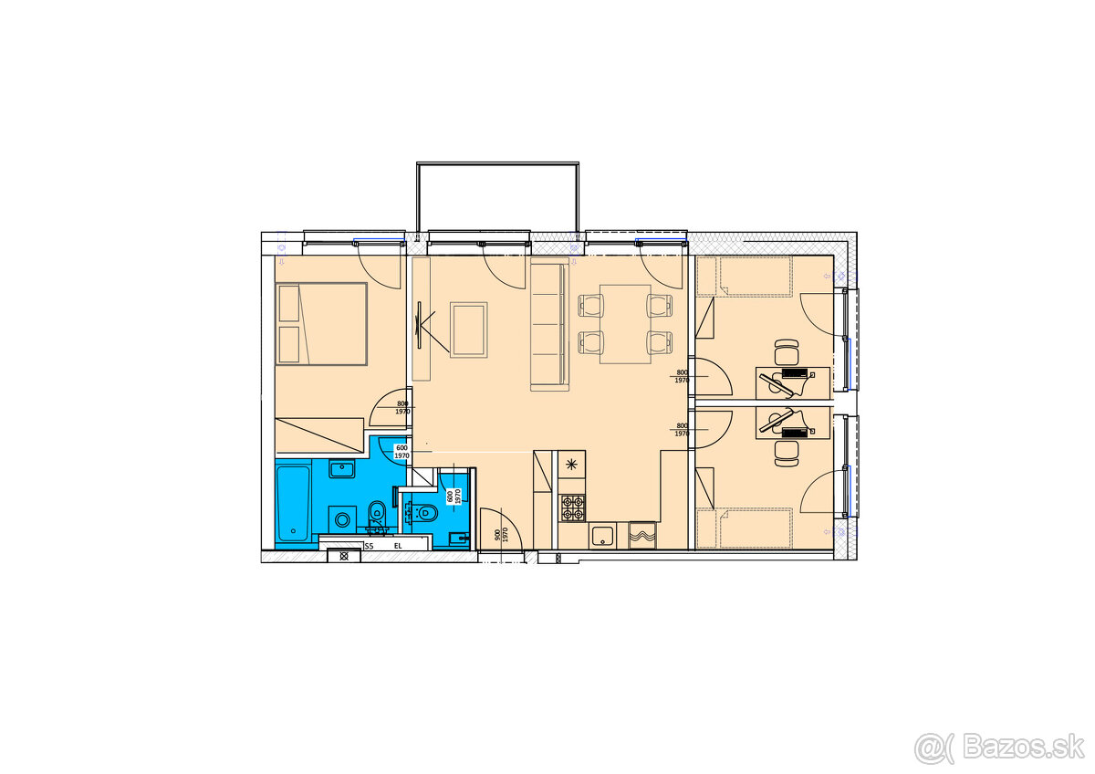 REZERVÁCIA (20_5) 4-izbový byt v projekte Living Park Svit - 6