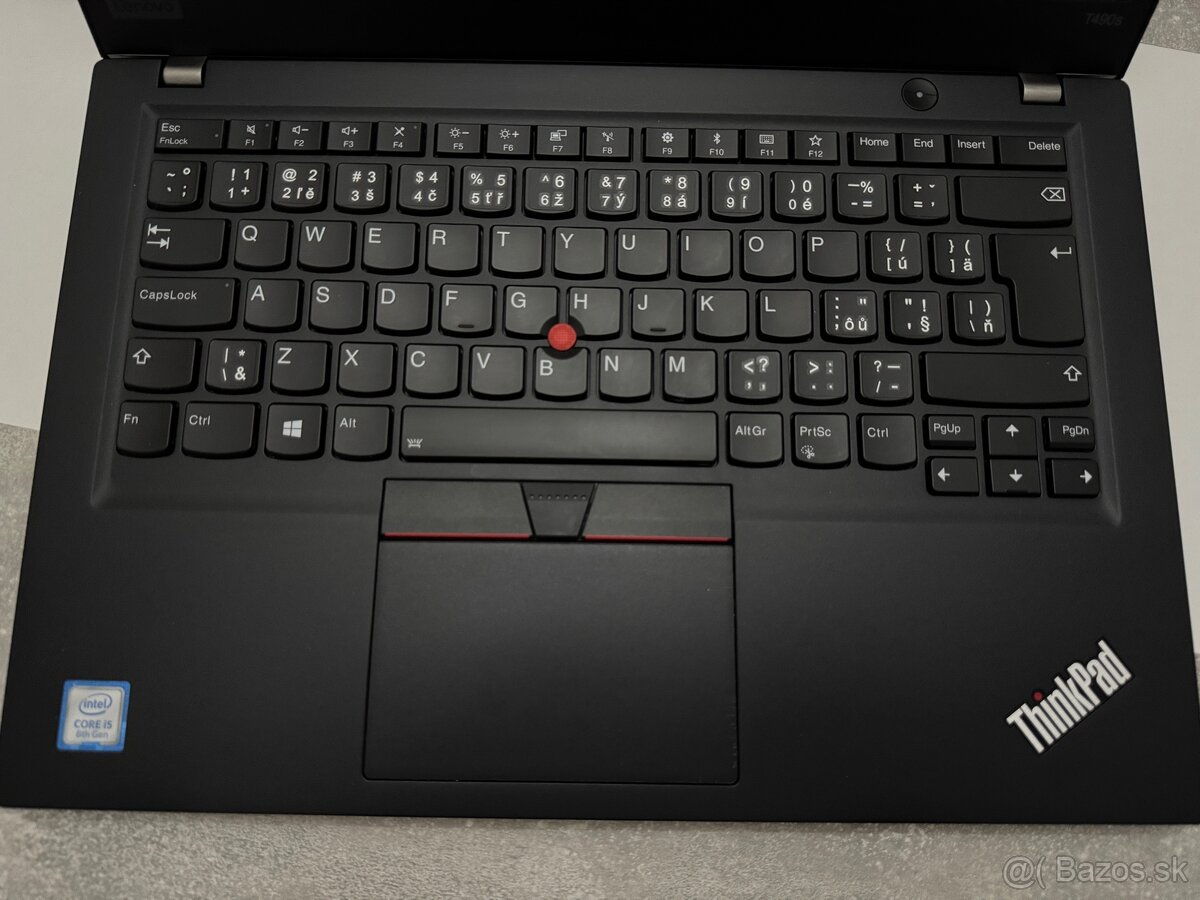Dotykový Lenovo ThinkPad T490s – 14” FHD, i5, SSD, Win11 - 6