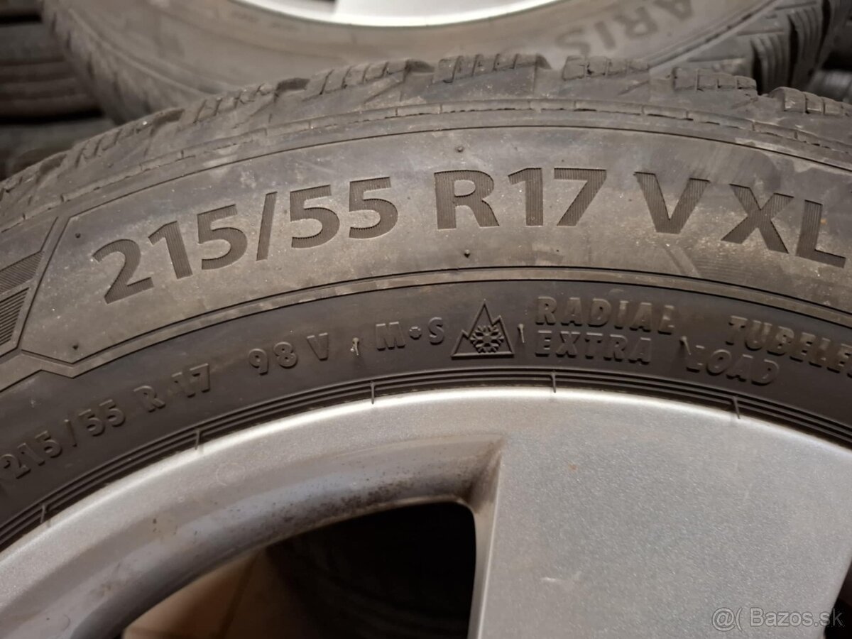 Kompletne zimné kolesá/ disky ŠKODA RATIKON Barum Polaris - 6