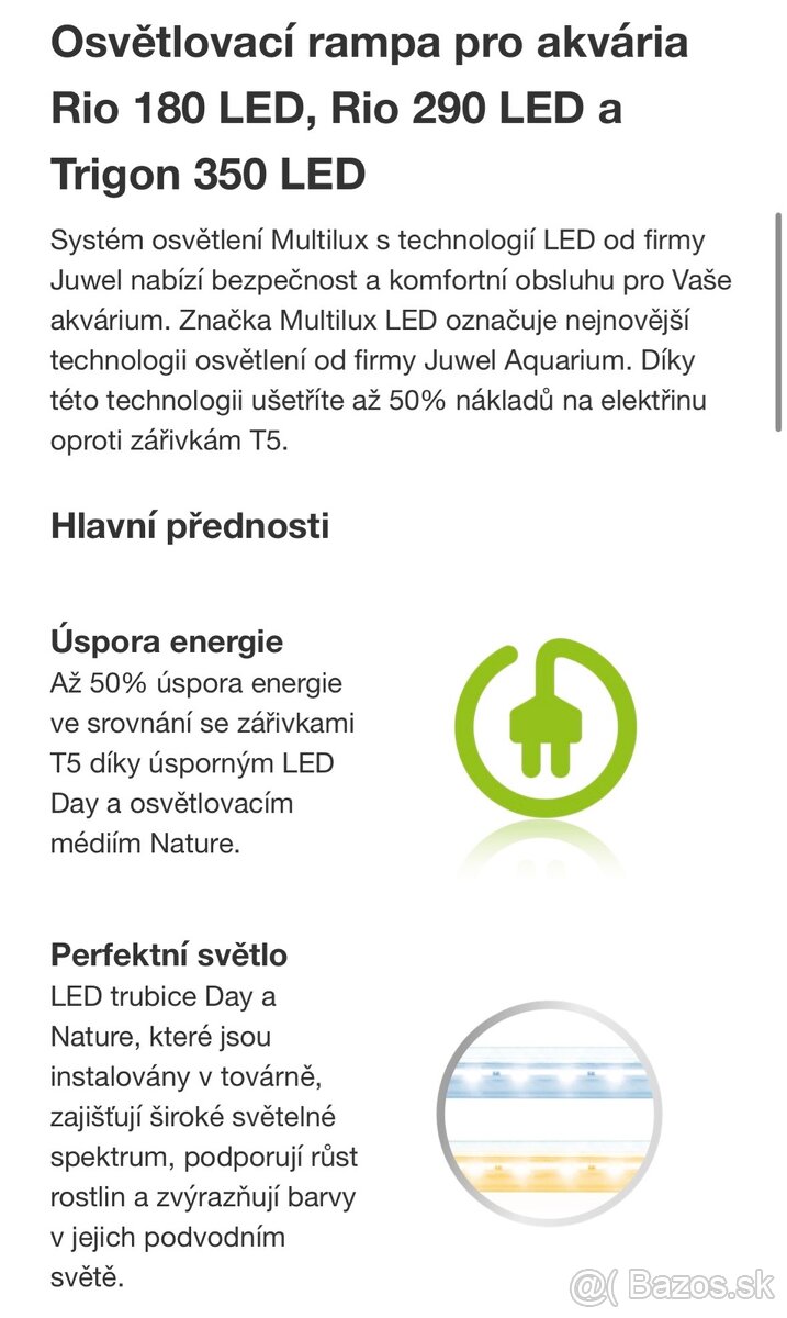 Svetlo JUWEL multi lux LED 100 - 6