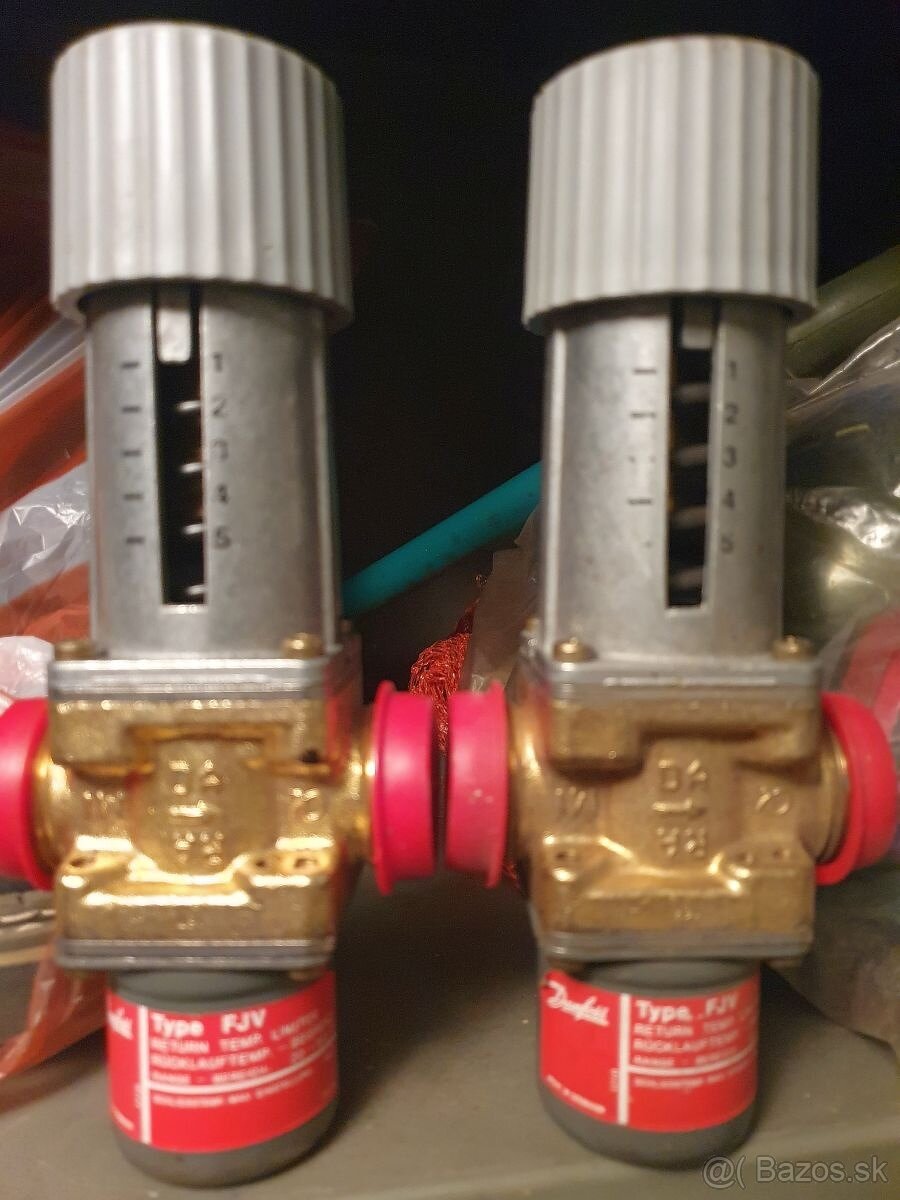 Termostatický ventil - obmedzovač teploty spiatočky Danfoss - 6