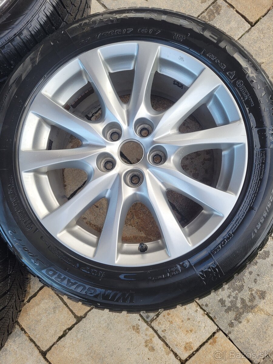 Predám disky so zimnými pneu pre Mazdu - 6
