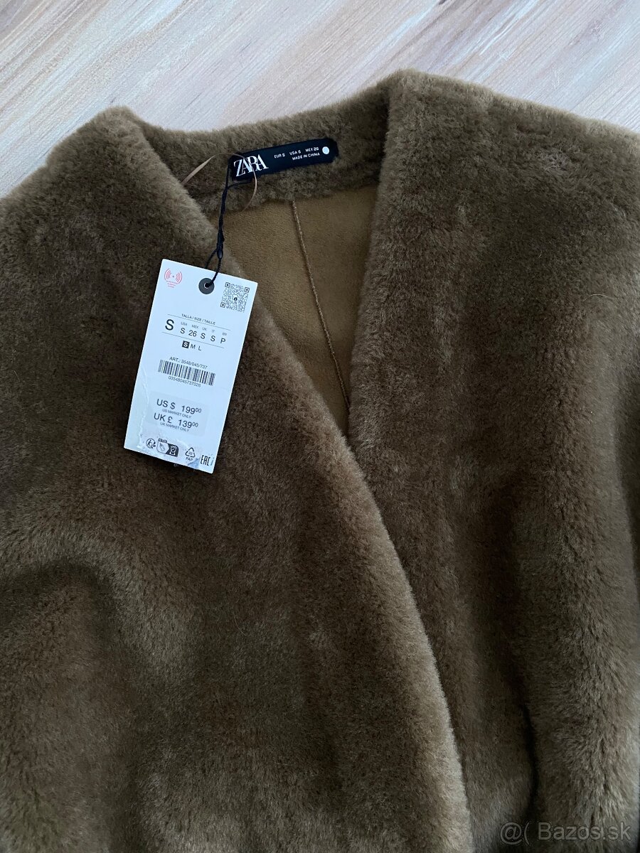 Dlhy kozuch Zara c. S - 6