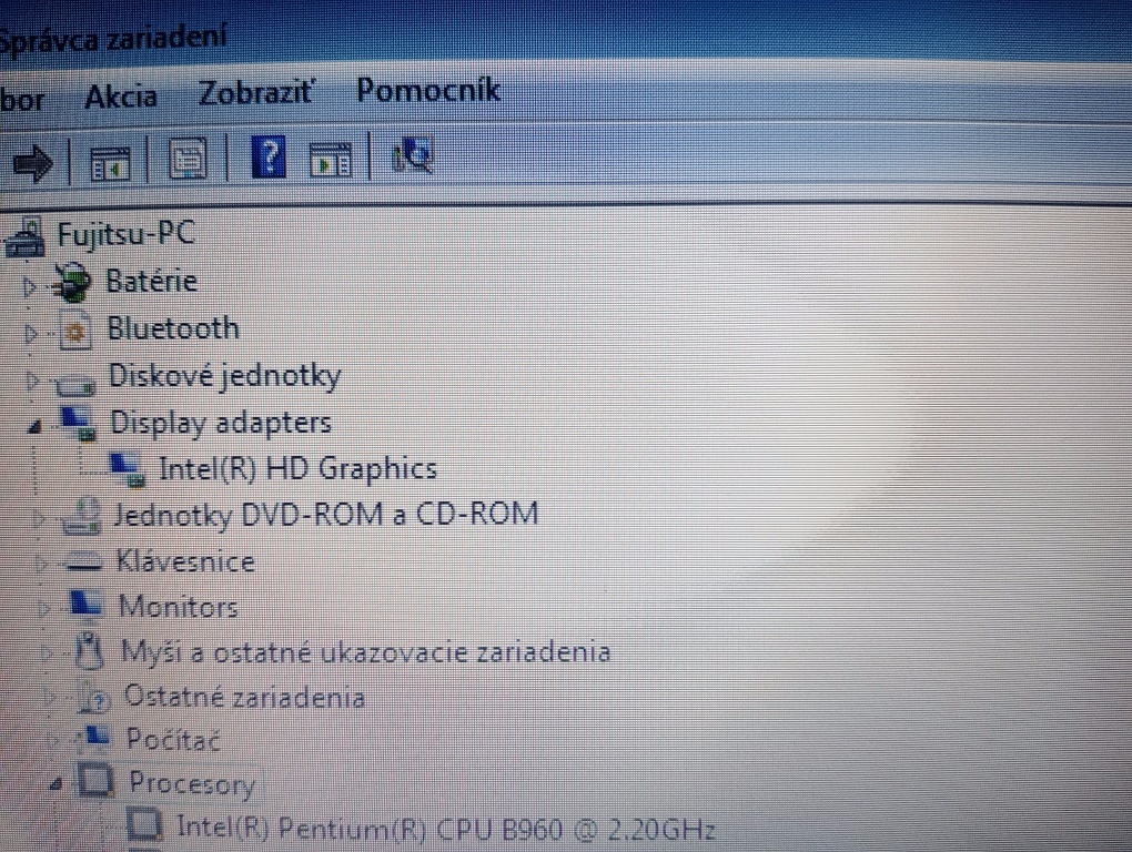 predám Fujitsu Lifebook A531 - 4gb ram - 250gb hdd - 6