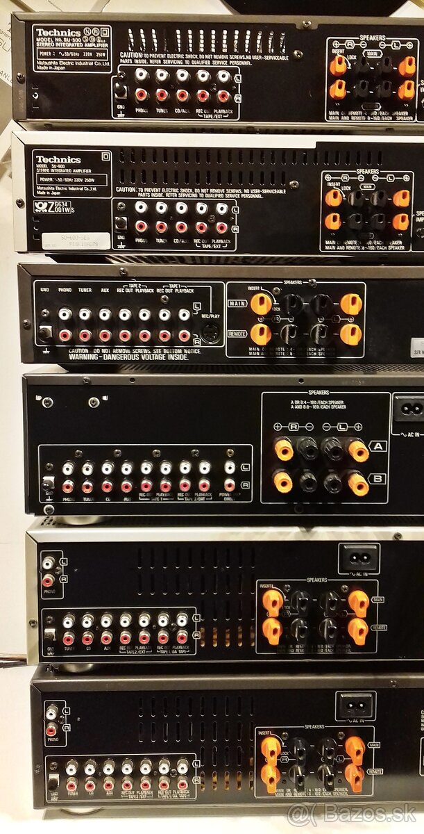 SERIA zosilnovac TECHNICS New Class A, Class AA, JAPAN = Zo2 - 6