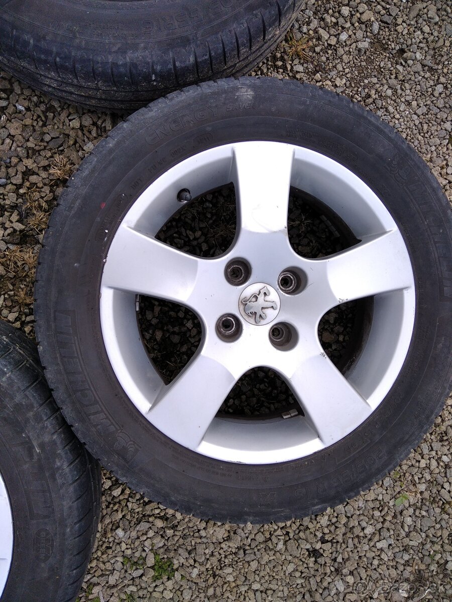 R16 originál PEUGEOT 207 rozteč 4x108 ET 27 - 6