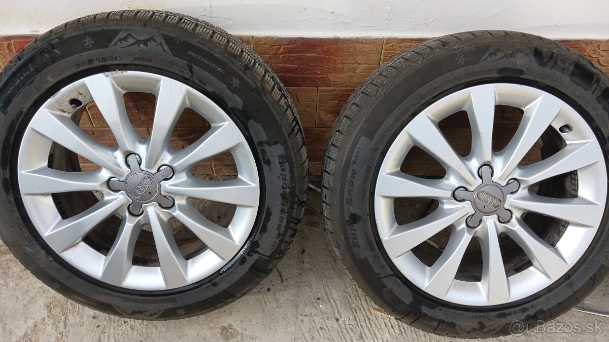 Disky r17 originál Audi - 6
