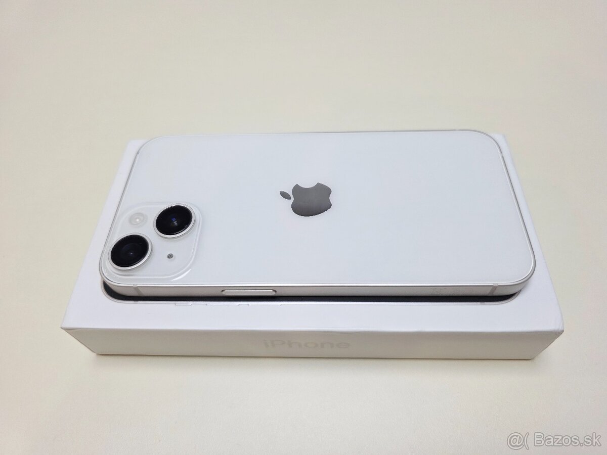APPLE IPHONE 14 128GB STARLIGHT ?ZDRAVIE BATERKY 100% - 6