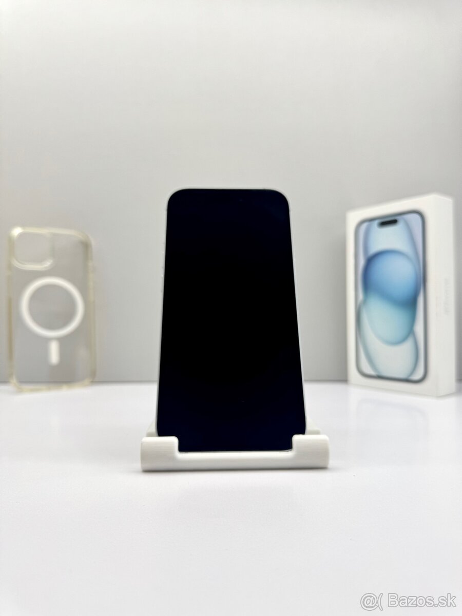 Apple iPhone 15 BLUE 128GB ORIGINÁL STAV+Príslušenstvo - 6