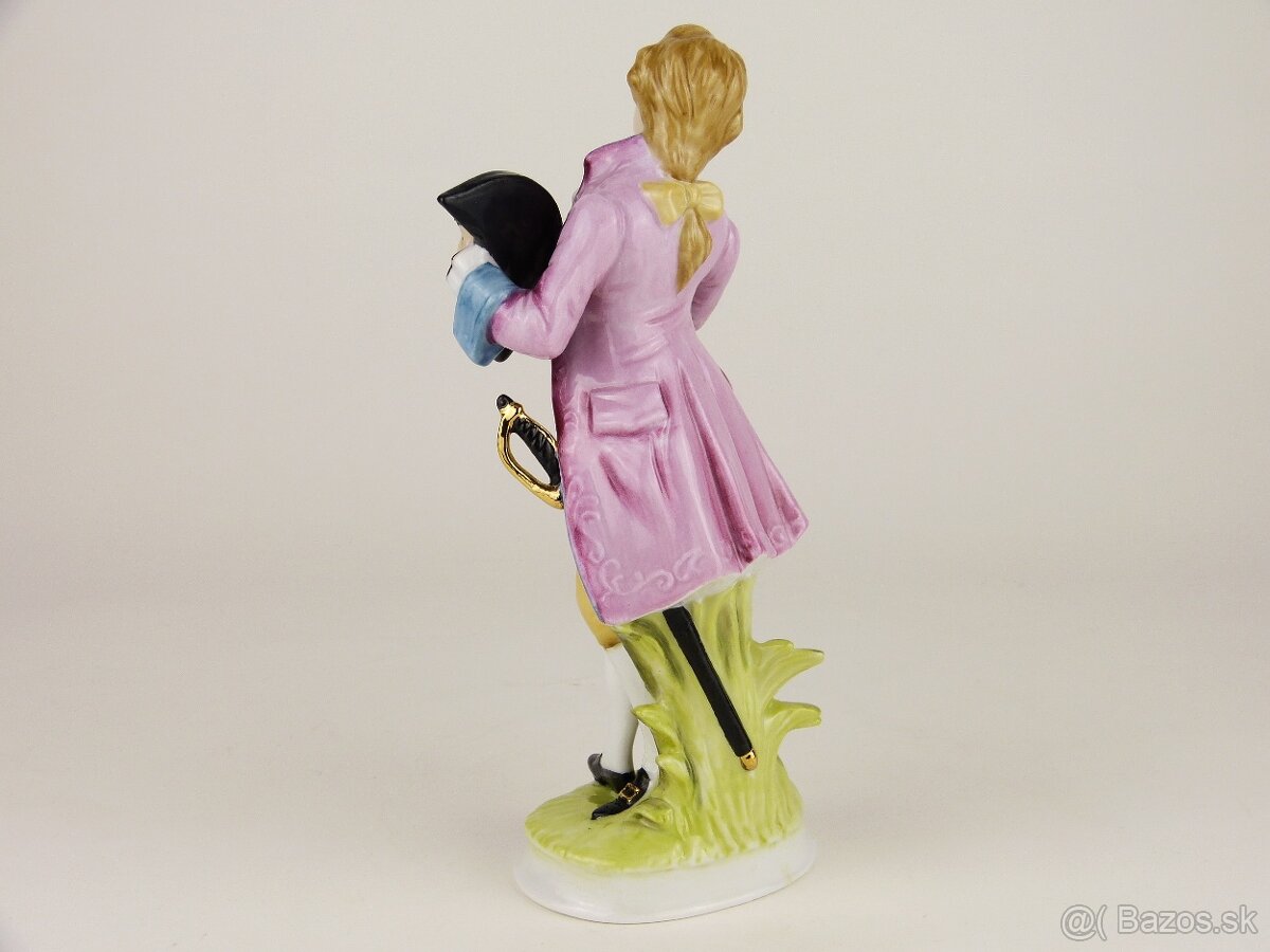 Porcelánová Soška - Šľachtic so Šabľou - 6