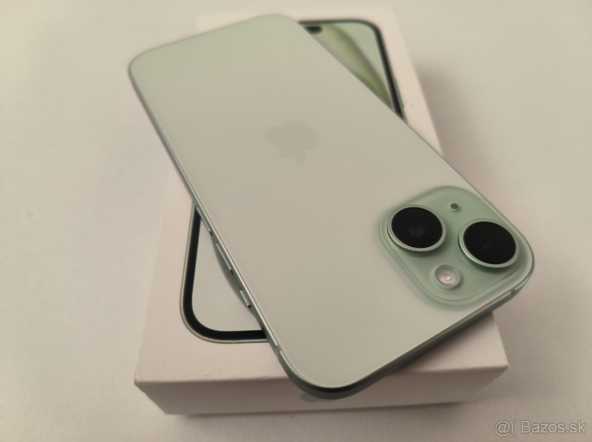 apple iphone 15 128gb Green / Batéria 87% - 6