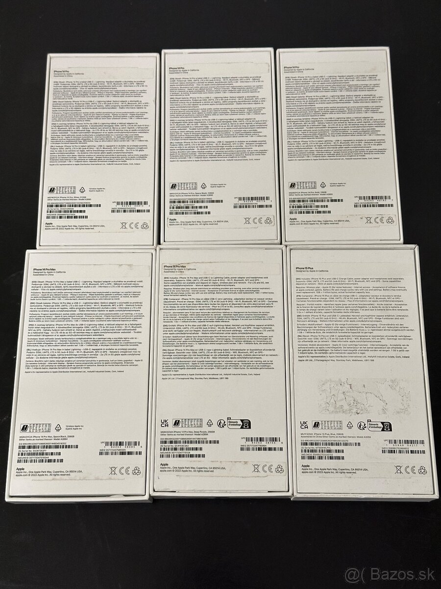 Originalne krabičky na Iphone 13 - 15 PRO MAX - 6
