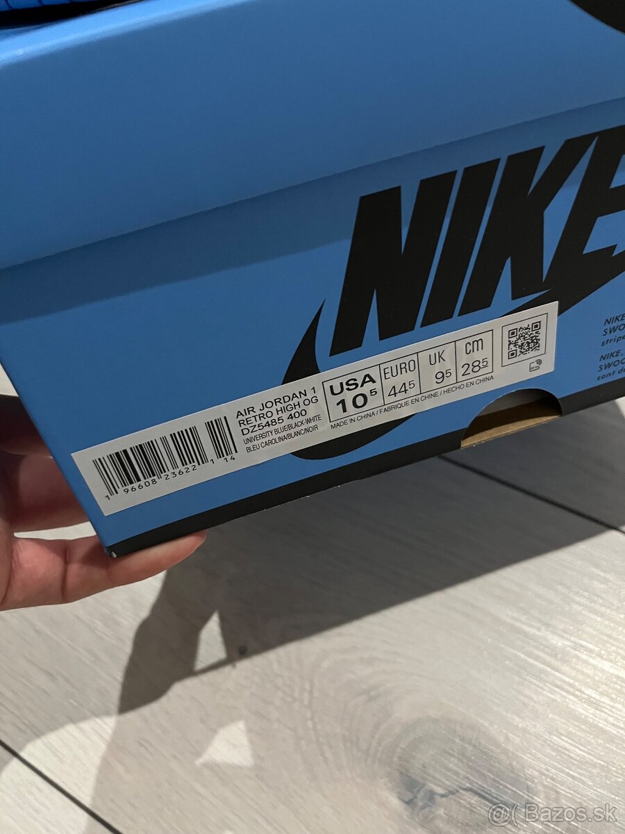 Jordan 1 High UNC Toe - 6
