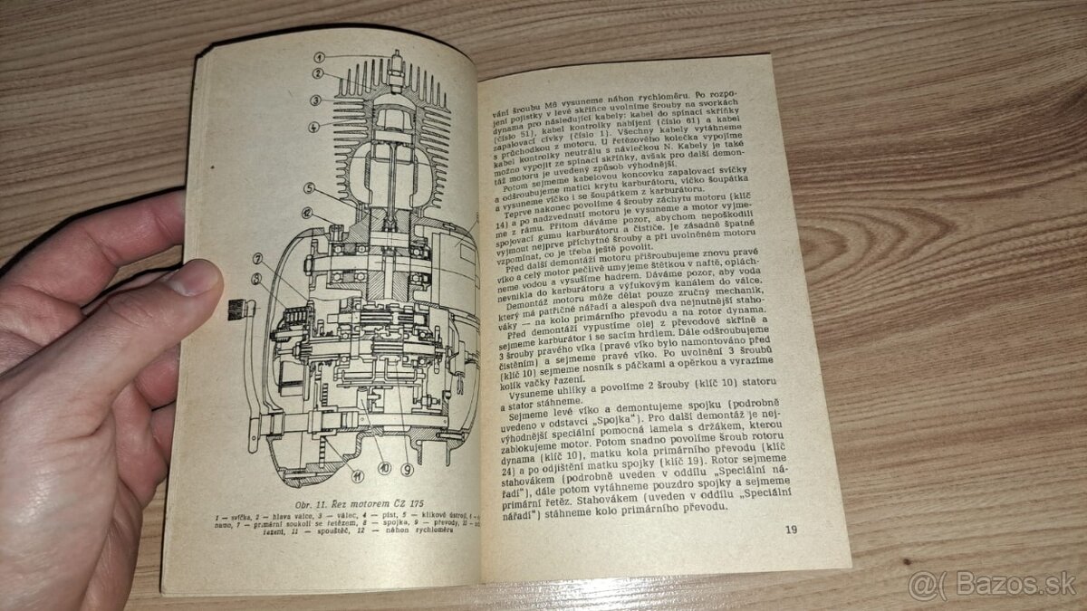 Údržba opravy a opravovanie motocyklov - JAWA ČZ - 6