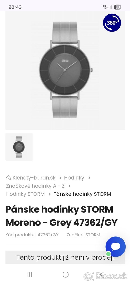 Panske hodinky Storm Moreno grey - 6