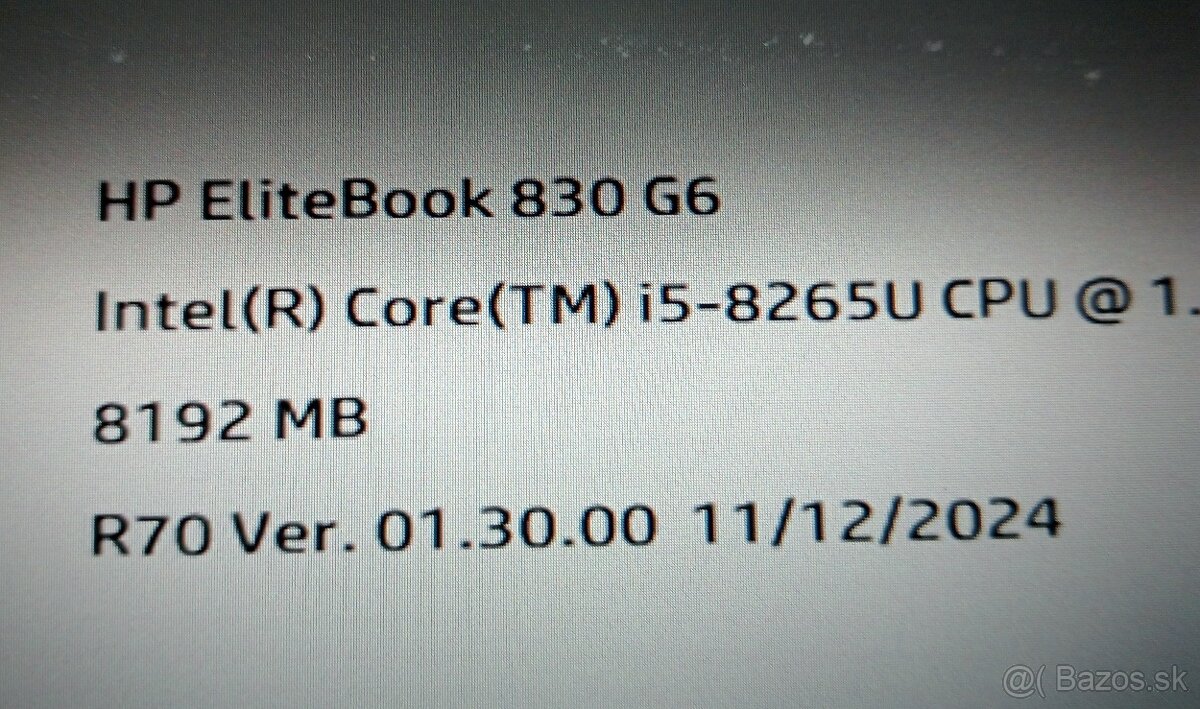 rozpredám na diely notebook Hp elitebook 830 G6 - 6