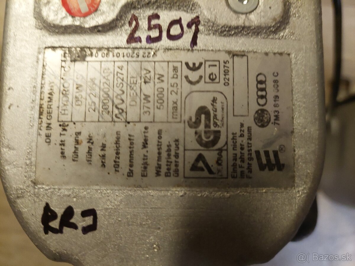 Příhřev/Bufík D5WZ VW Sharan/Galaxy/Alhambra - 6