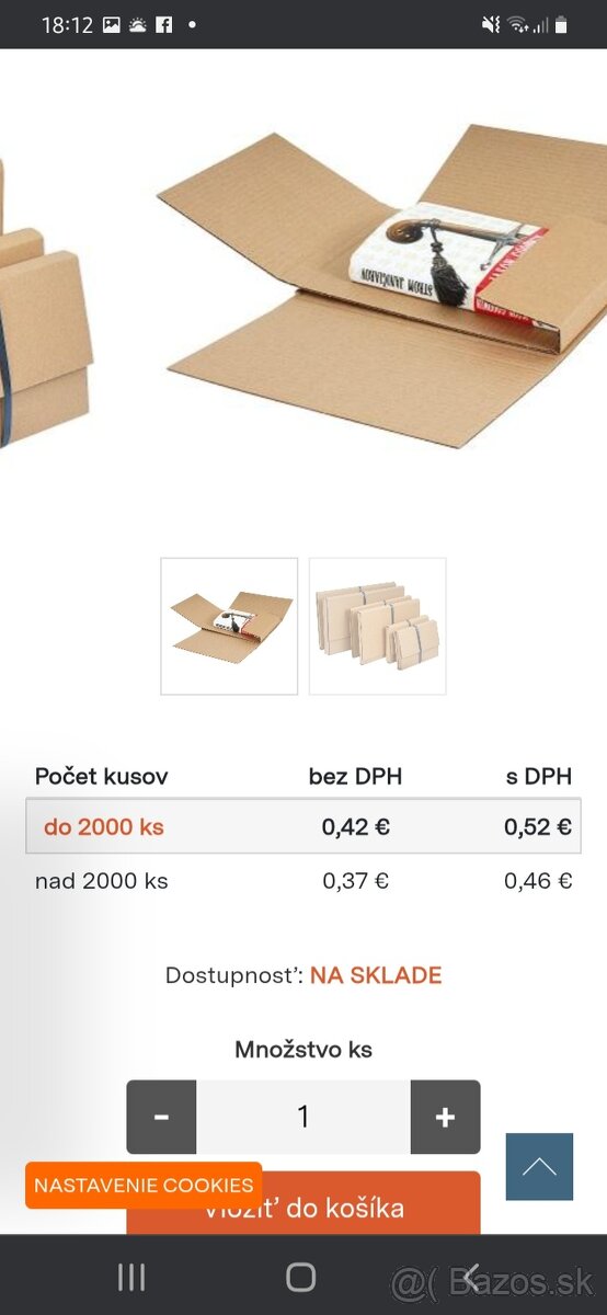 Kartónový obal na knihy A3 - 6