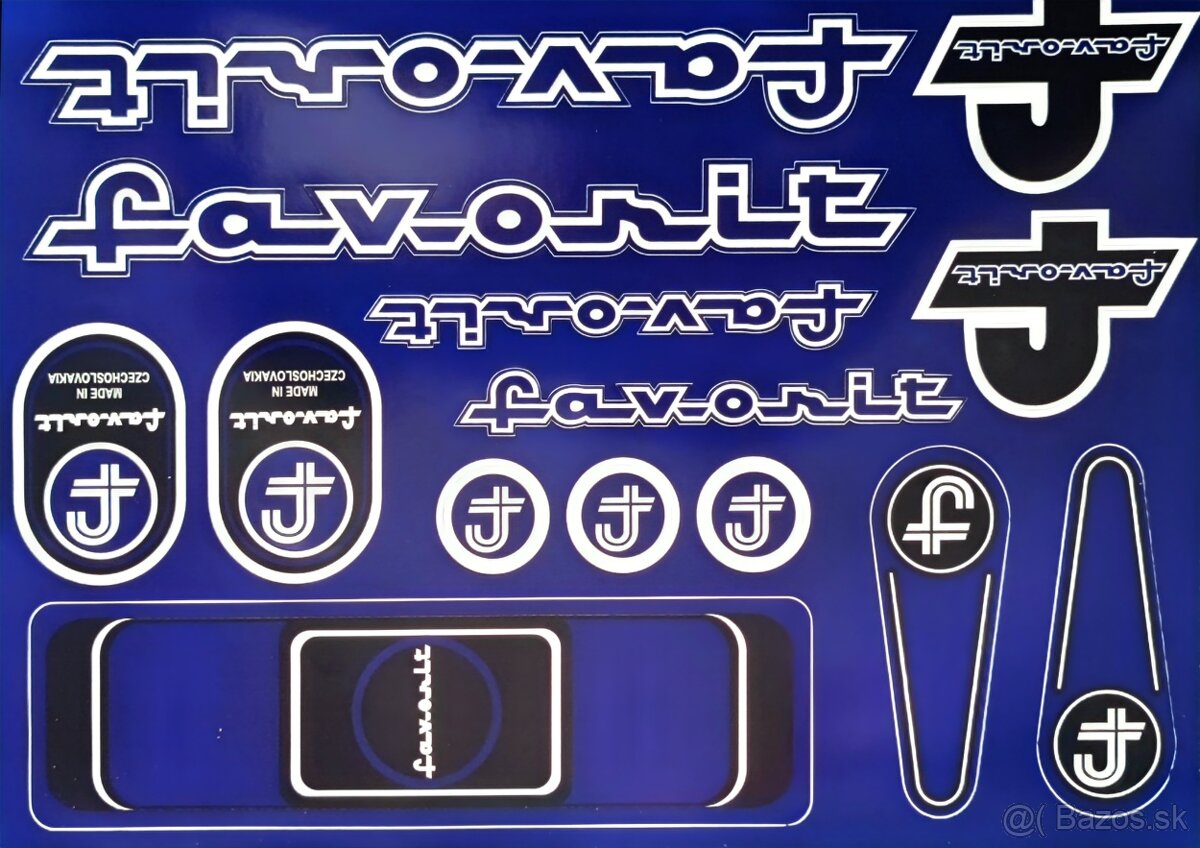 Predám nálepky Favorit a Eska - 6