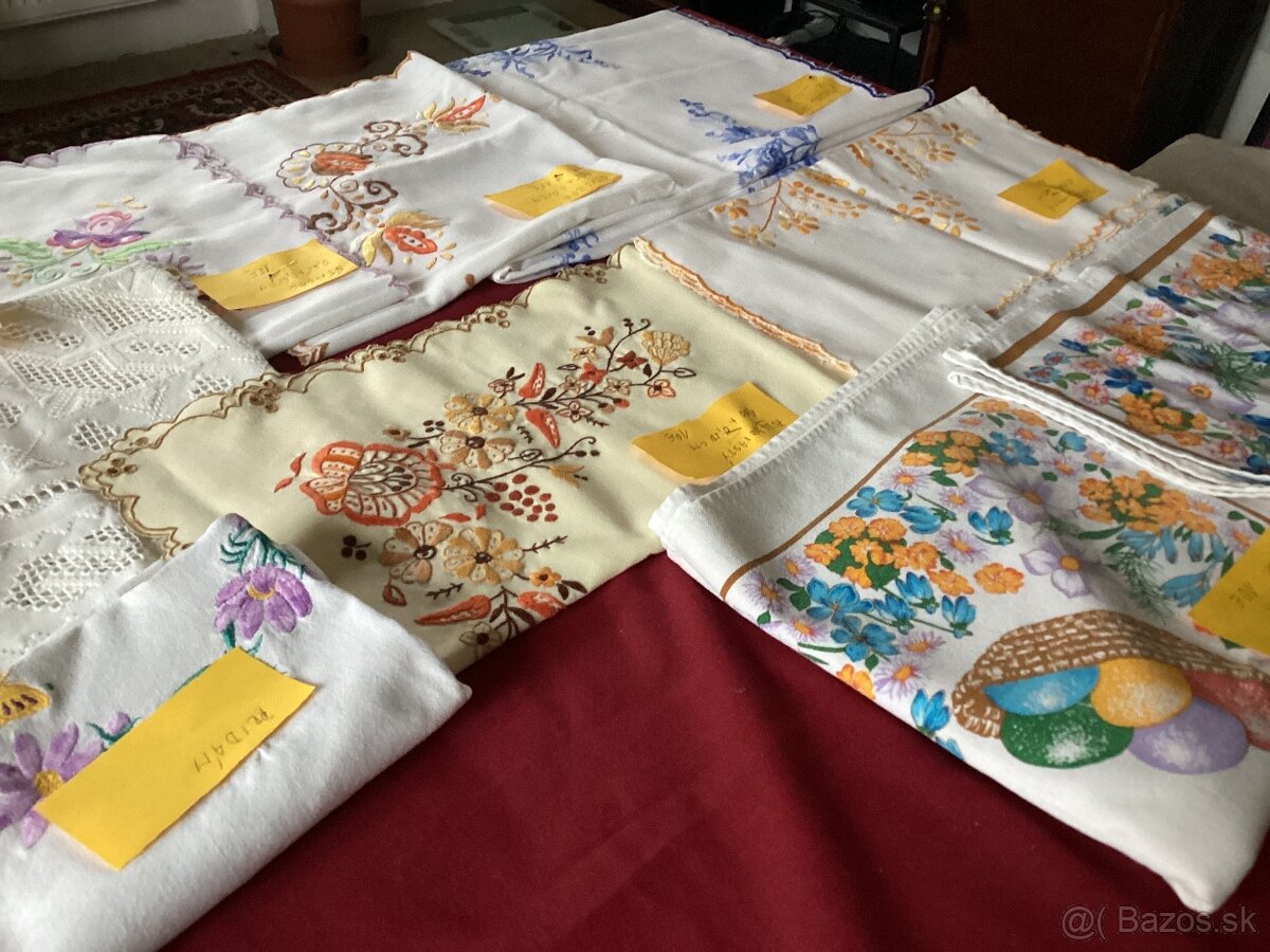 Vyšívané ručne decky - 6