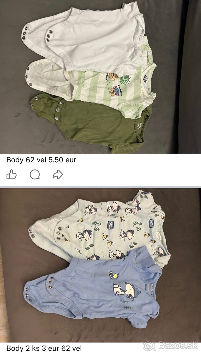 Predám oblecenie pre chlapca od 56-74 velkost - 6