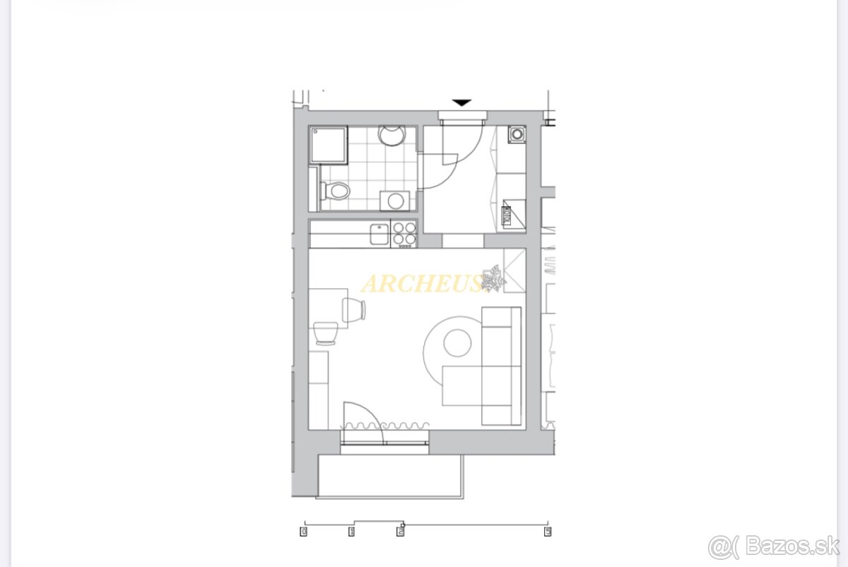 🔥ZĽAVA POSLEDNÝ 1 IZBOVÝ BYT S BALKÓNOM DLHÁ N/VÁHOM ŠAĽA - 6