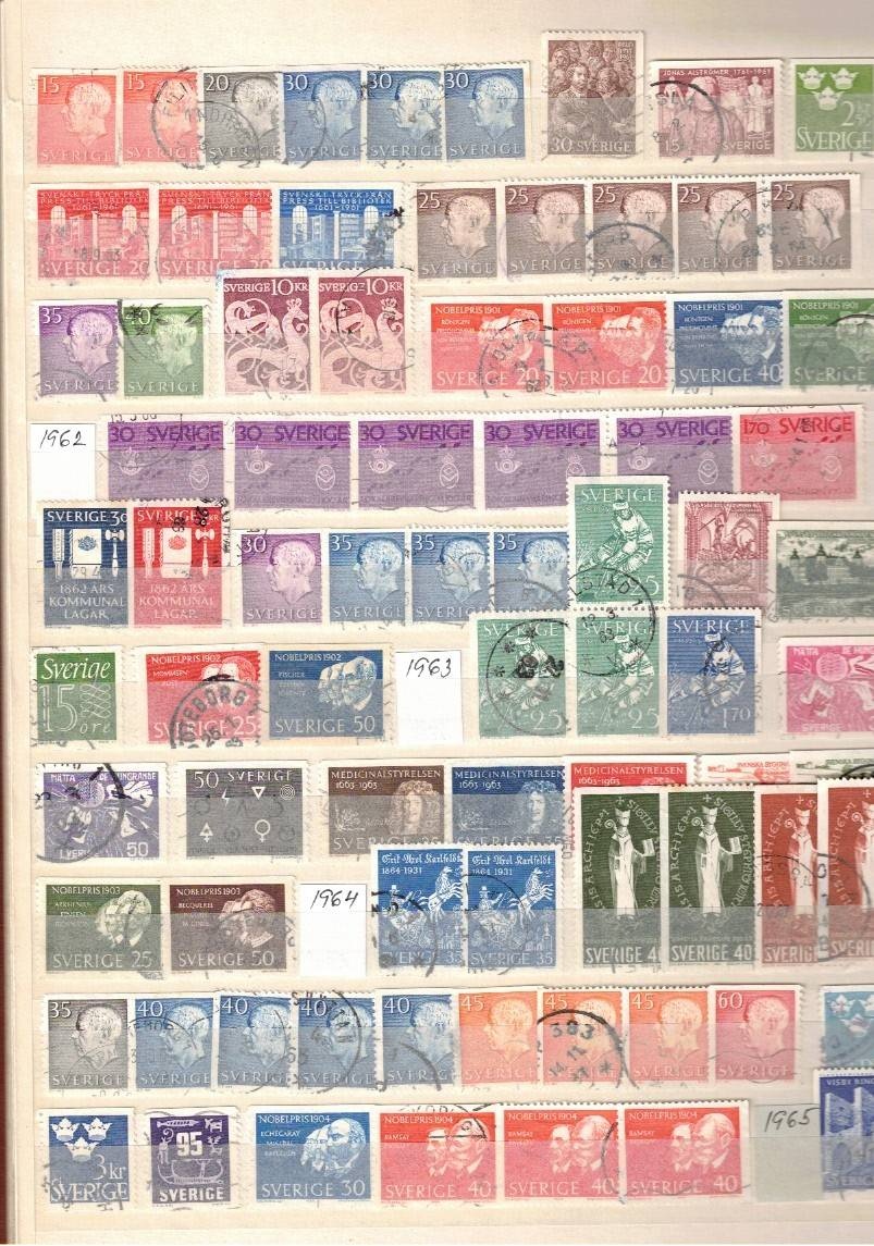 Poštové známky - 19 - Švédsko - 25€ - 6