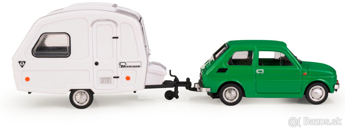 Fiat 126 + Niewiadow N250C 1:43 colorfull - 6